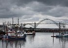 Yaquina Bay showers would pass through and change to sunny skies...